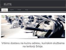 Tablet Screenshot of elitesportskaoprema.com